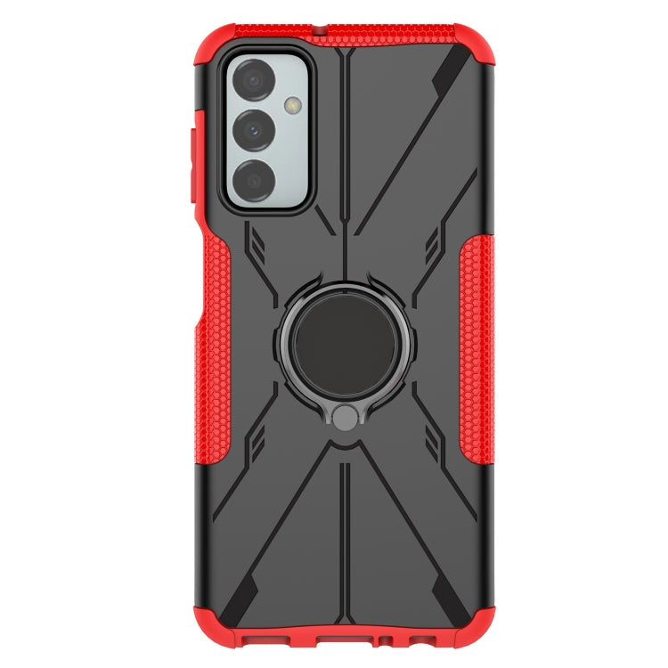 For Samsung Galaxy F23 / M23 5G Armor Bear Shockproof PC + TPU Phone Case with Ring