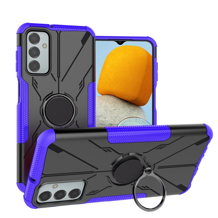 For Samsung Galaxy F23 / M23 5G Armor Bear Shockproof PC + TPU Phone Case with Ring