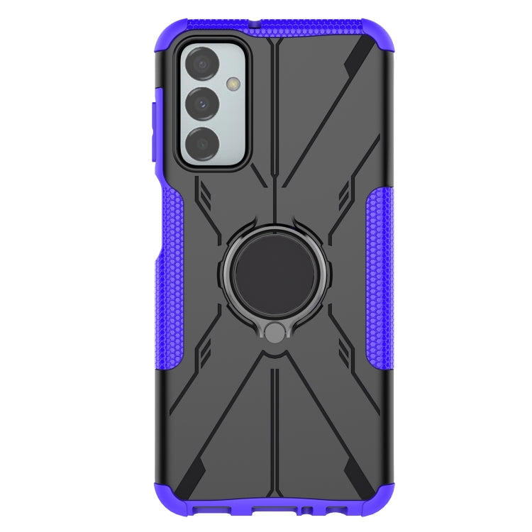 For Samsung Galaxy F23 / M23 5G Armor Bear Shockproof PC + TPU Phone Case with Ring