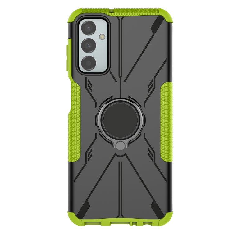 For Samsung Galaxy F23 / M23 5G Armor Bear Shockproof PC + TPU Phone Case with Ring