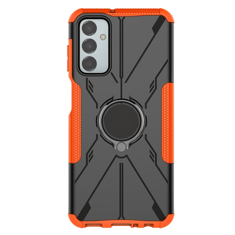 For Samsung Galaxy F23 / M23 5G Armor Bear Shockproof PC + TPU Phone Case with Ring