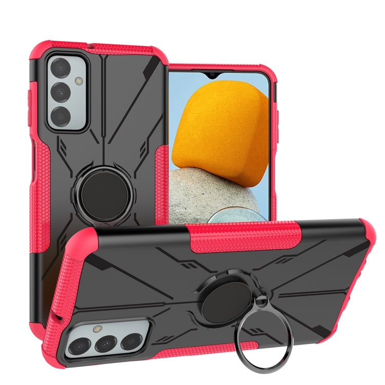 For Samsung Galaxy F23 / M23 5G Armor Bear Shockproof PC + TPU Phone Case with Ring