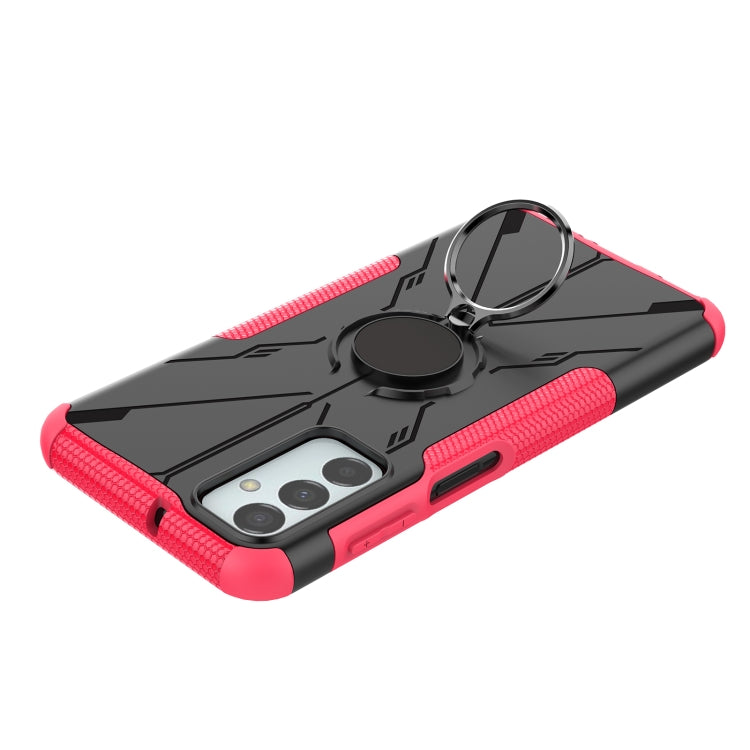 For Samsung Galaxy F23 / M23 5G Armor Bear Shockproof PC + TPU Phone Case with Ring
