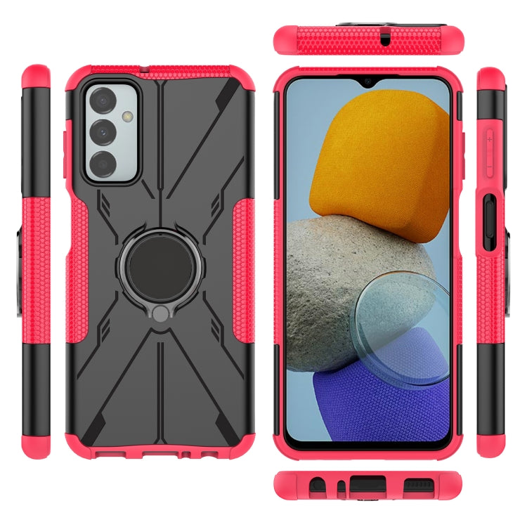 For Samsung Galaxy F23 / M23 5G Armor Bear Shockproof PC + TPU Phone Case with Ring