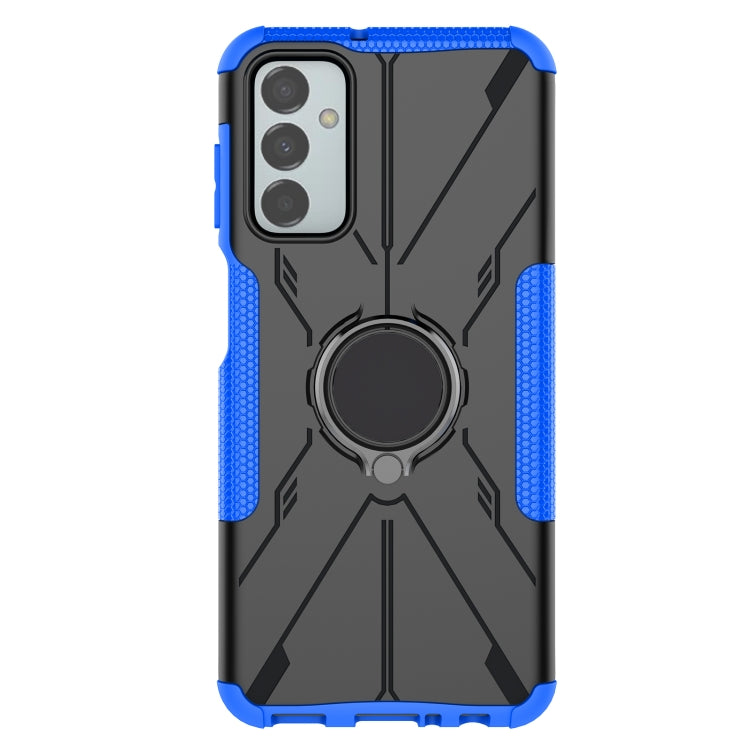 For Samsung Galaxy F23 / M23 5G Armor Bear Shockproof PC + TPU Phone Case with Ring