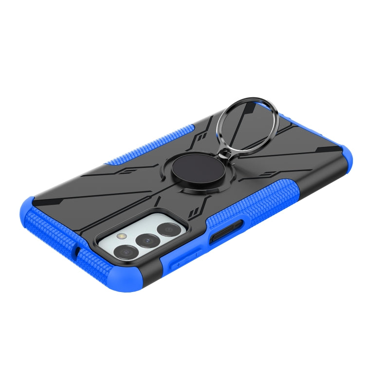 For Samsung Galaxy F23 / M23 5G Armor Bear Shockproof PC + TPU Phone Case with Ring