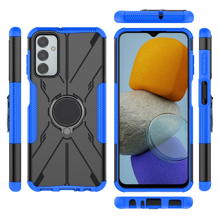 For Samsung Galaxy F23 / M23 5G Armor Bear Shockproof PC + TPU Phone Case with Ring