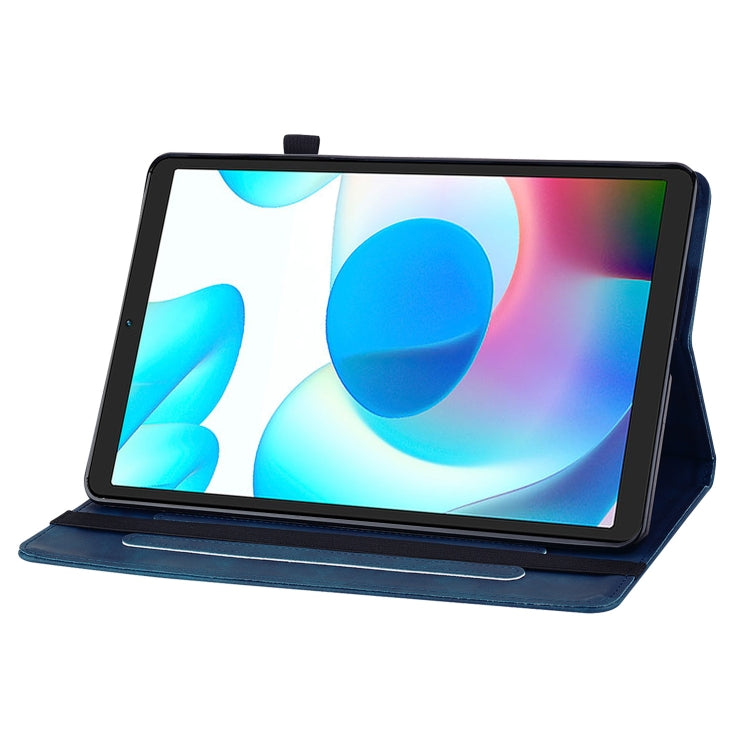 For OPPO Realme Pad mini 8.7 Skin Feel Solid Color Zipper Leather Tablet Case