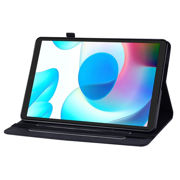 For OPPO Realme Pad mini 8.7 Skin Feel Solid Color Zipper Leather Tablet Case