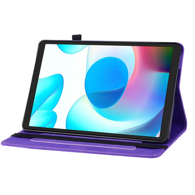 For OPPO Realme Pad mini 8.7 Skin Feel Solid Color Zipper Leather Tablet Case