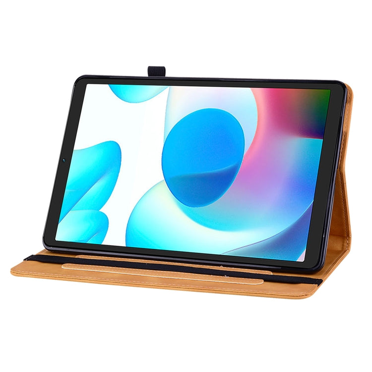 For OPPO Realme Pad mini 8.7 Skin Feel Solid Color Zipper Leather Tablet Case