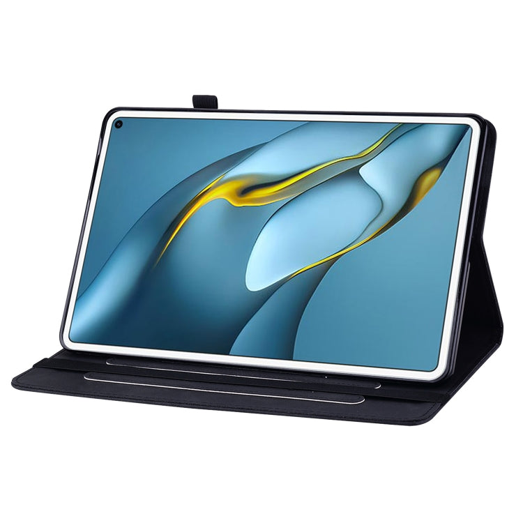 For Huawei MatePad Pro 10.8 2021 / 2018 Skin Feel Solid Color Zipper Leather Tablet Case