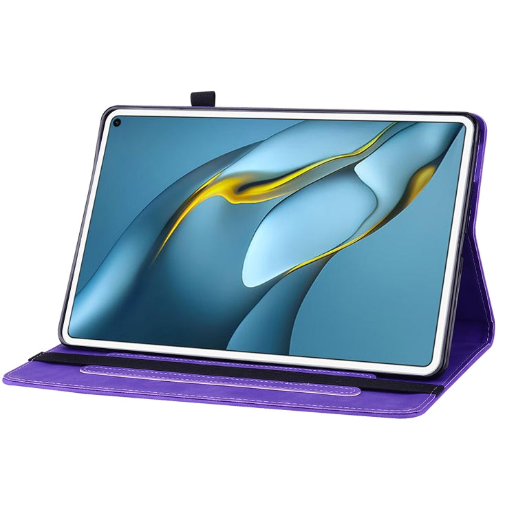 For Huawei MatePad Pro 10.8 2021 / 2018 Skin Feel Solid Color Zipper Leather Tablet Case