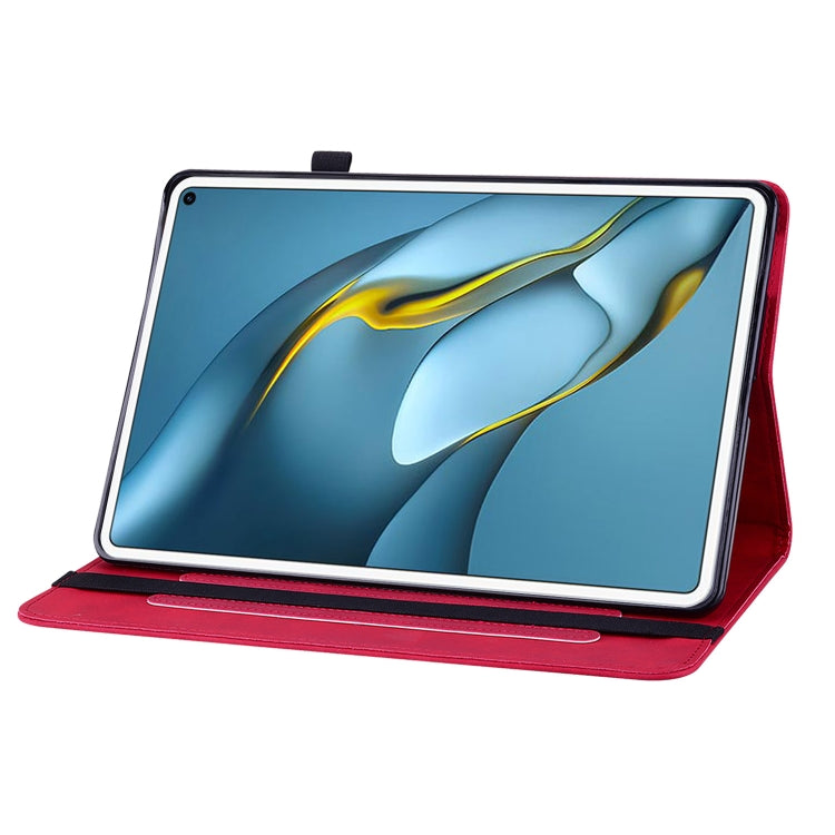 For Huawei MatePad Pro 10.8 2021 / 2018 Skin Feel Solid Color Zipper Leather Tablet Case