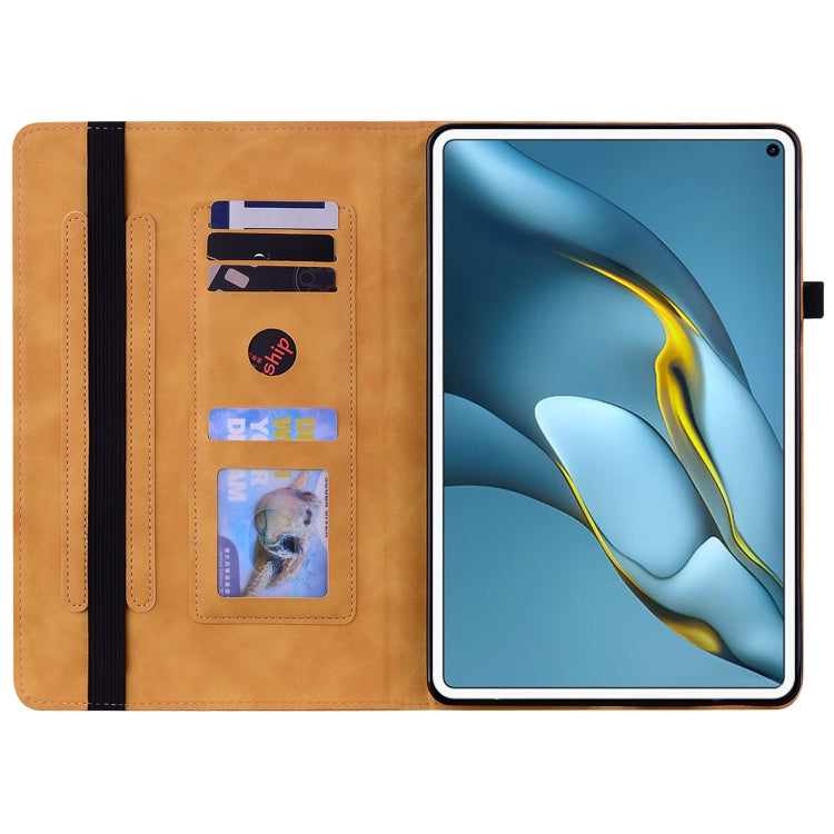 For Huawei MatePad Pro 10.8 2021 / 2018 Skin Feel Solid Color Zipper Leather Tablet Case