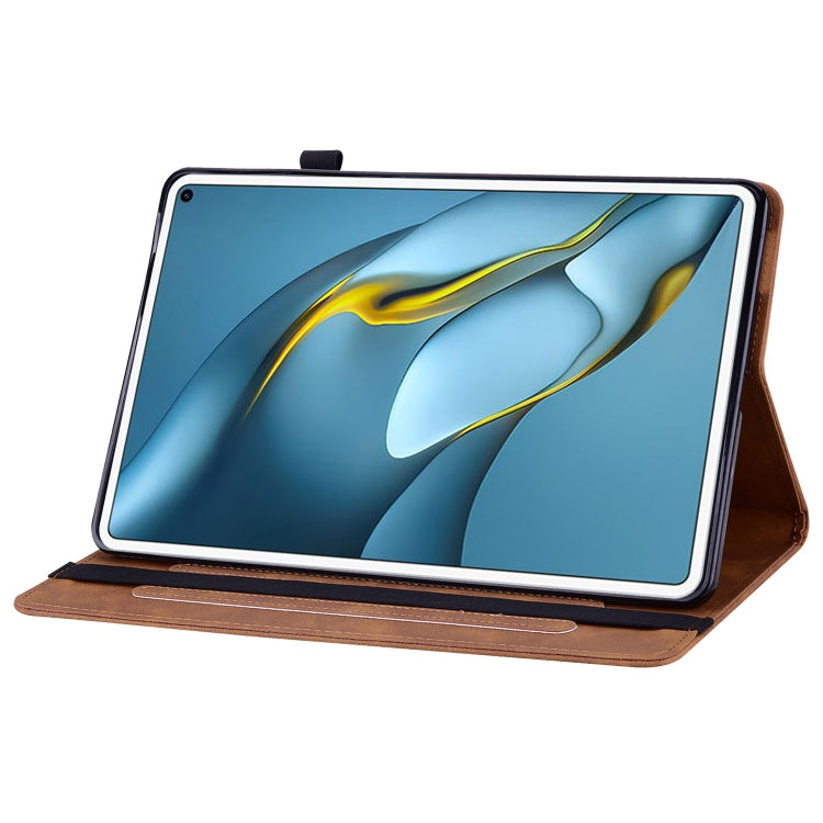 For Huawei MatePad Pro 10.8 2021 / 2018 Skin Feel Solid Color Zipper Leather Tablet Case