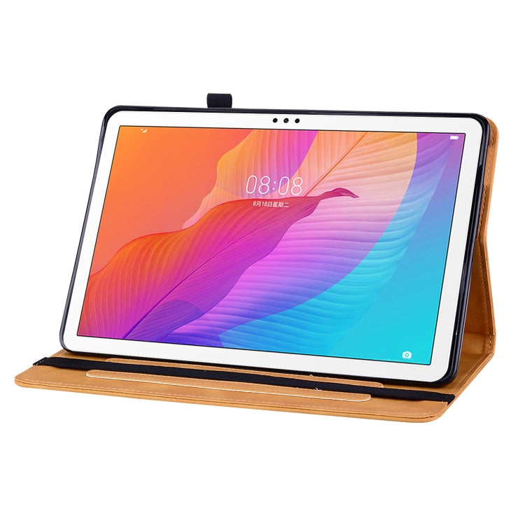 For Huawei MatePad T 10s/Enjoy Tablet 2 Skin Feel Solid Color Zipper Leather Tablet Case