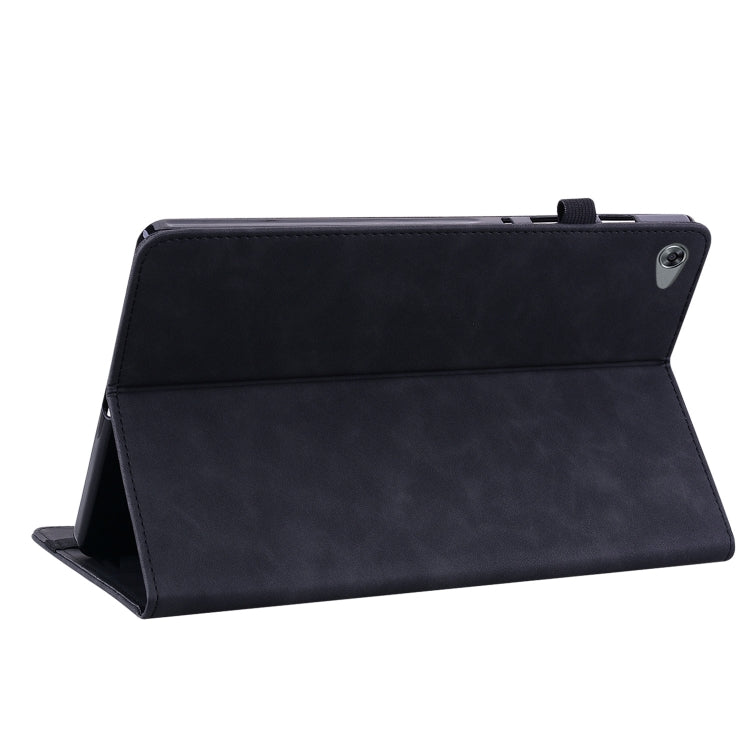 For Huawei MediaPad M5 Lite 10.1 Skin Feel Solid Color Zipper Leather Tablet Case