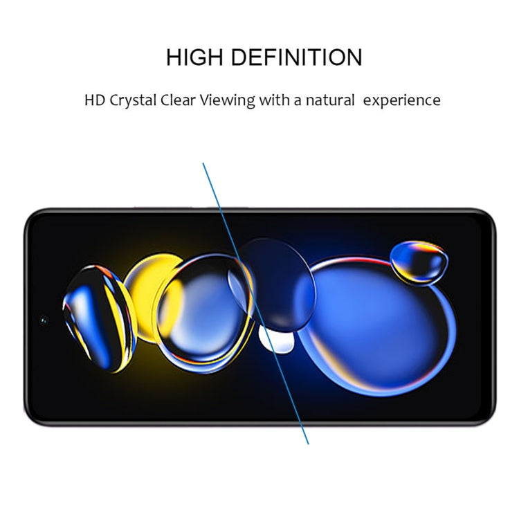 25 PCS Full Glue Cover Screen Protector Tempered Glass Film For Xiaomi Redmi Note 11T Pro/11T Pro+/11T Pro+ Astro Boy Limited Edition/Poco X4 GT