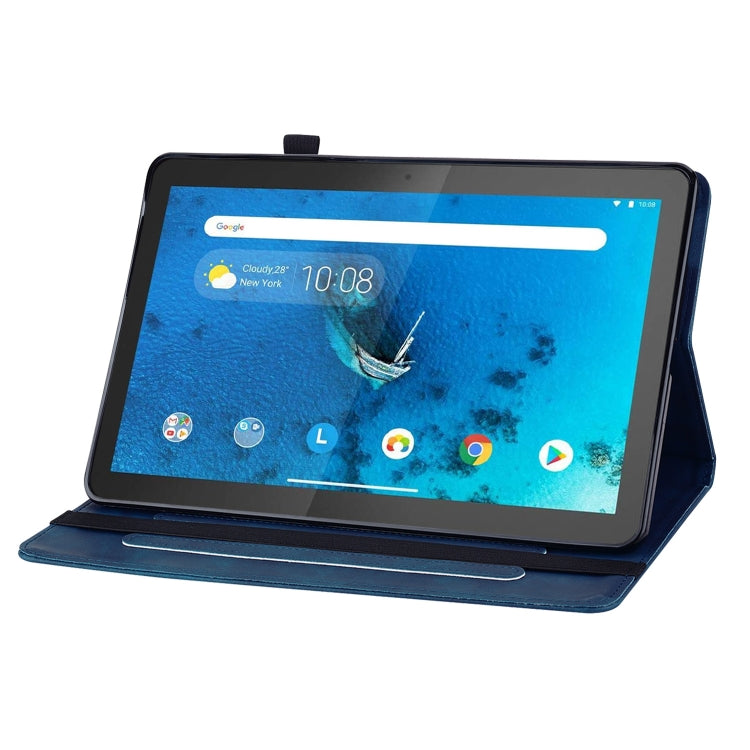 For Lenovo Tab M10 TB-X605 Skin Feel Solid Color Zipper Leather Tablet Case