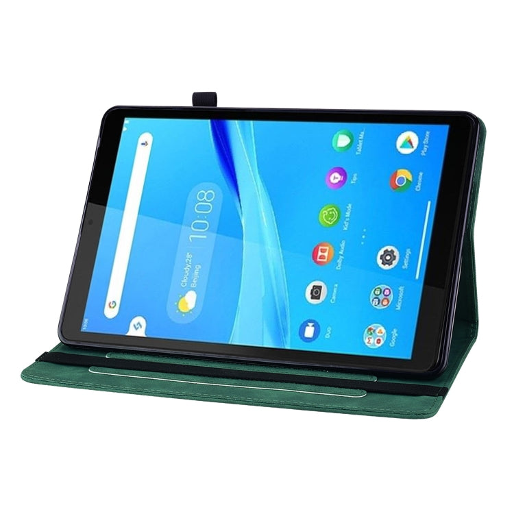 For Lenovo Tab M8 HD TB-8505F Skin Feel Solid Color Zipper Leather Tablet Case