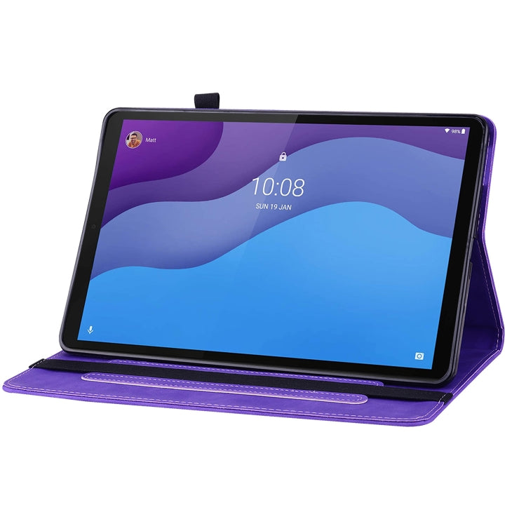 For Lenovo Tab M10 HD 2nd Gen TB-X306X Skin Feel Solid Color Zipper Leather Tablet Case