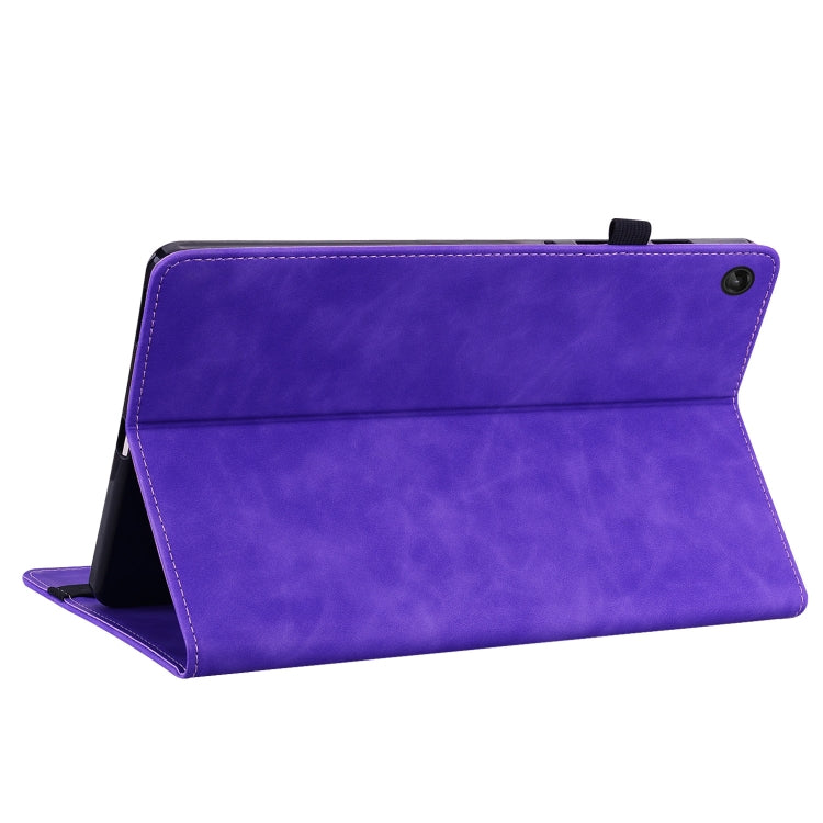 For Lenovo Tab M10 Plus 10.6 3rd Gen 2022 Skin Feel Solid Color Zipper Leather Tablet Case