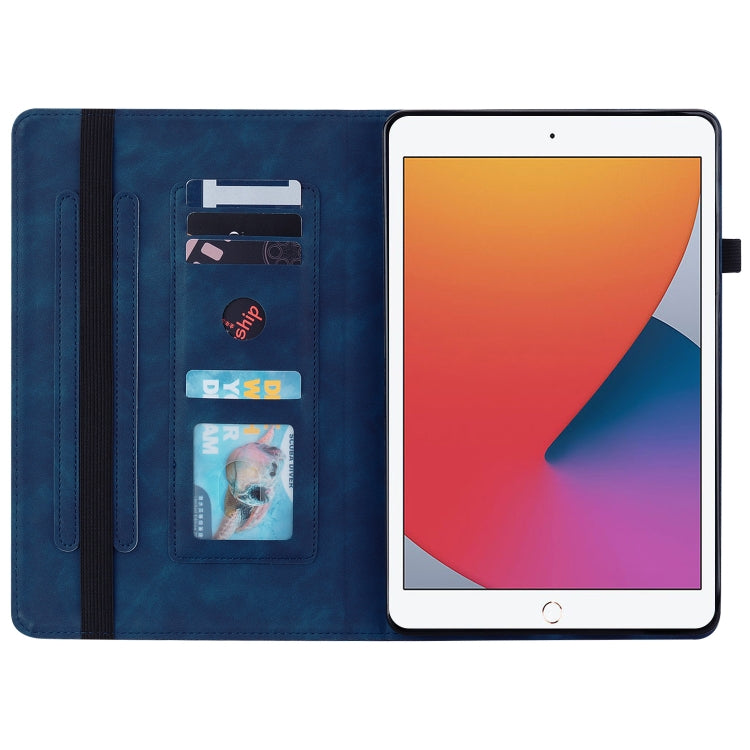 Skin Feel Solid Color Zipper Smart Leather Tablet Case For iPad 8 / 7 / 6 / 5 9.7 inch