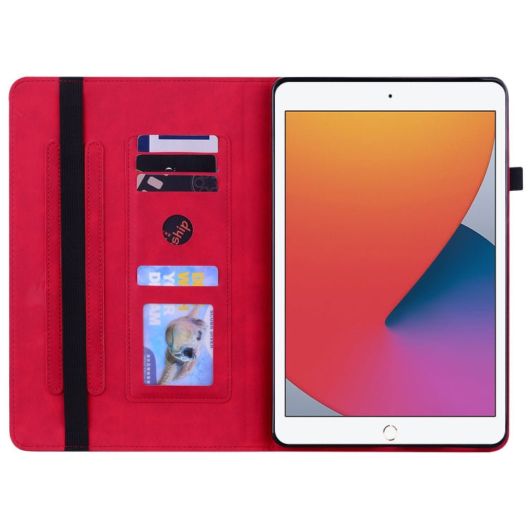 Skin Feel Solid Color Zipper Smart Leather Tablet Case For iPad 8 / 7 / 6 / 5 9.7 inch