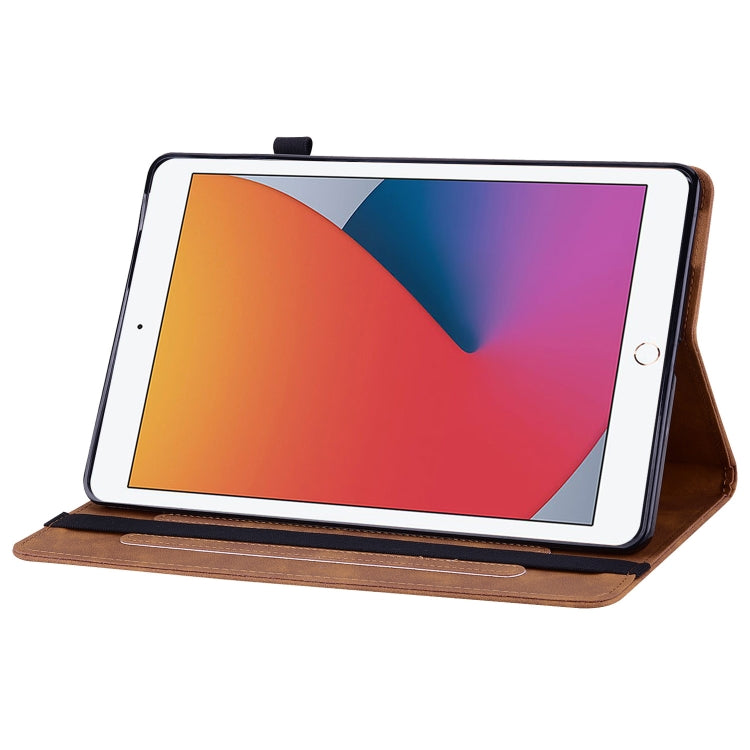 Skin Feel Solid Color Zipper Smart Leather Tablet Case For iPad 10.2 2021 / 2020 / 2019 / Air 10.5 2019
