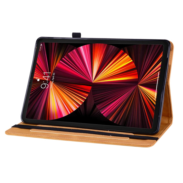 For iPad Pro 11 2022 / 2021 / 2020 / 2018 Skin Feel Solid Color Zipper Smart Leather Tablet Case