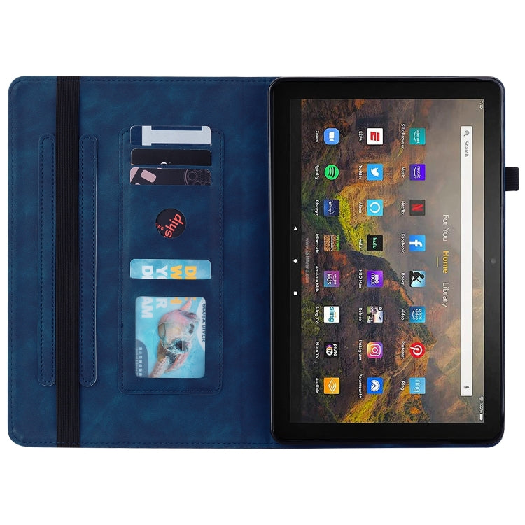 For Amazon Kindle HD 8 2020 Skin Feel Solid Color Zipper Smart Leather Tablet Case