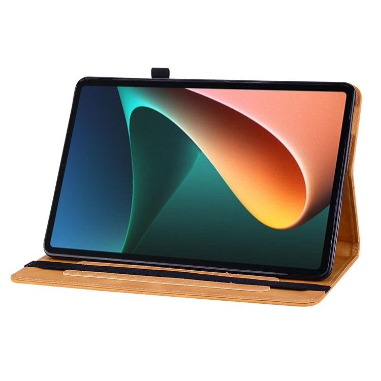 For Xiaomi Pad 5 Pro / Pad 5 Skin Feel Solid Color Zipper Smart Leather Tablet Case