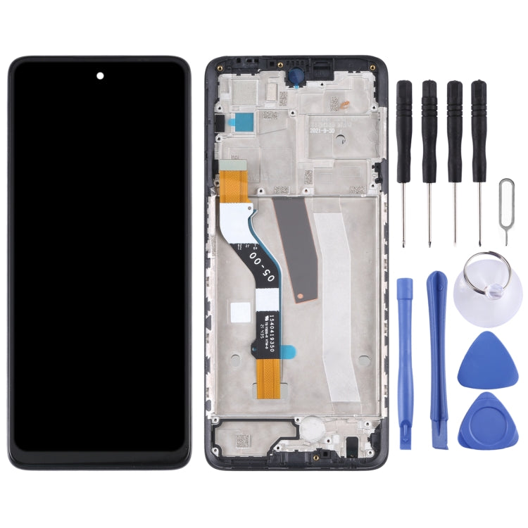 TFT LCD Screen for Motorola Moto G51 5G Digitizer Full Assembly with Frame