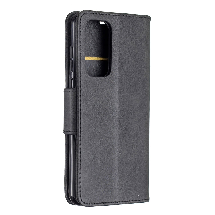 For Huawei P40 Retro Lambskin Texture Pure Color Horizontal Flip PU Leather Case with Holder & Card Slots & Wallet & Lanyard