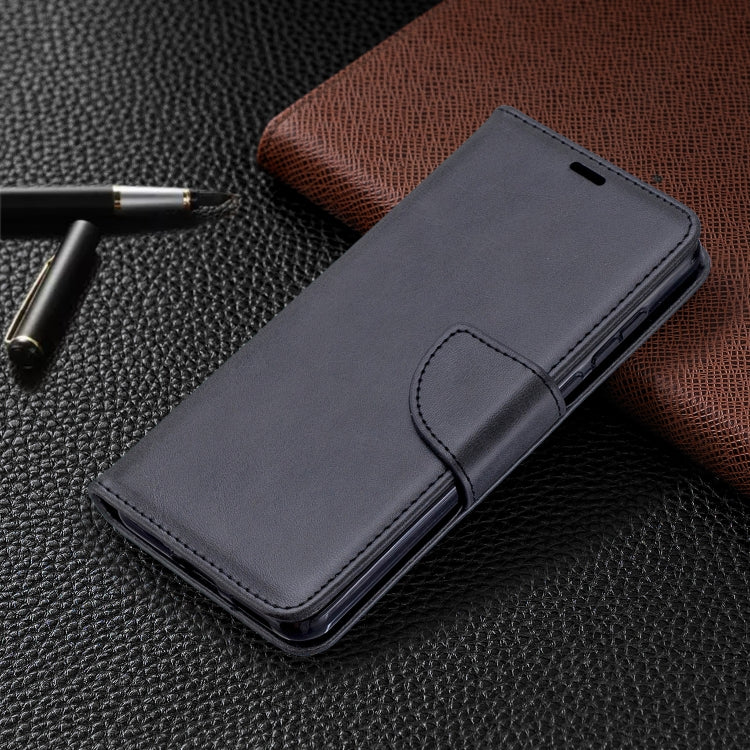 For Huawei P40 Retro Lambskin Texture Pure Color Horizontal Flip PU Leather Case with Holder & Card Slots & Wallet & Lanyard