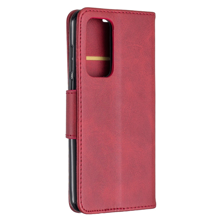 For Huawei P40 Retro Lambskin Texture Pure Color Horizontal Flip PU Leather Case with Holder & Card Slots & Wallet & Lanyard