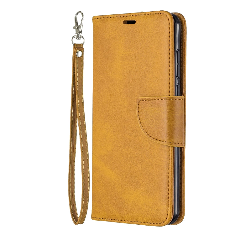 For Huawei P40 Retro Lambskin Texture Pure Color Horizontal Flip PU Leather Case with Holder & Card Slots & Wallet & Lanyard