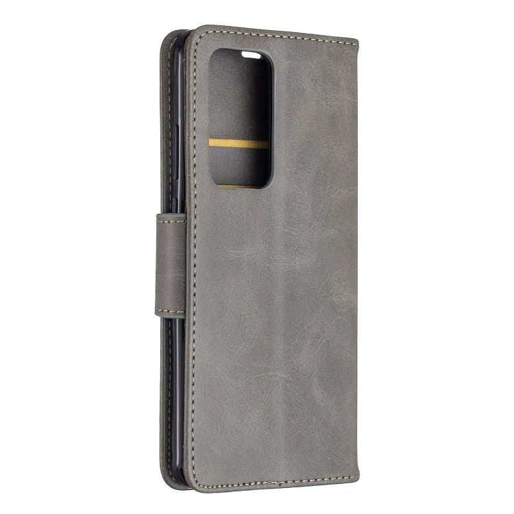 For Huawei P40 Pro Retro Lambskin Texture Pure Color Horizontal Flip PU Leather Case with Holder & Card Slots & Wallet & Lanyard