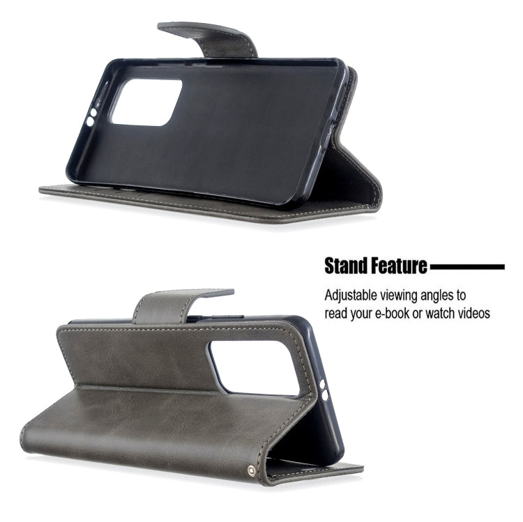 For Huawei P40 Pro Retro Lambskin Texture Pure Color Horizontal Flip PU Leather Case with Holder & Card Slots & Wallet & Lanyard