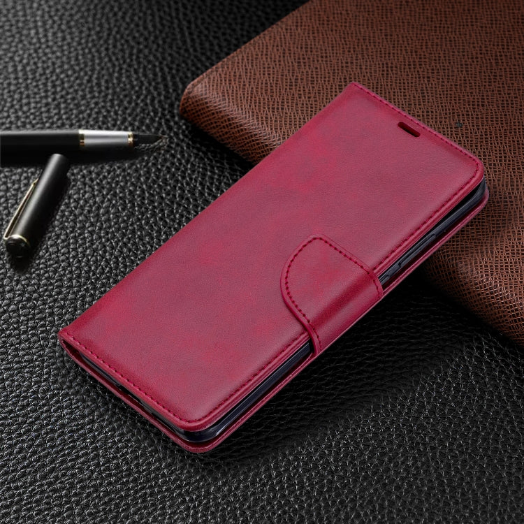 For Huawei P40 Pro Retro Lambskin Texture Pure Color Horizontal Flip PU Leather Case with Holder & Card Slots & Wallet & Lanyard