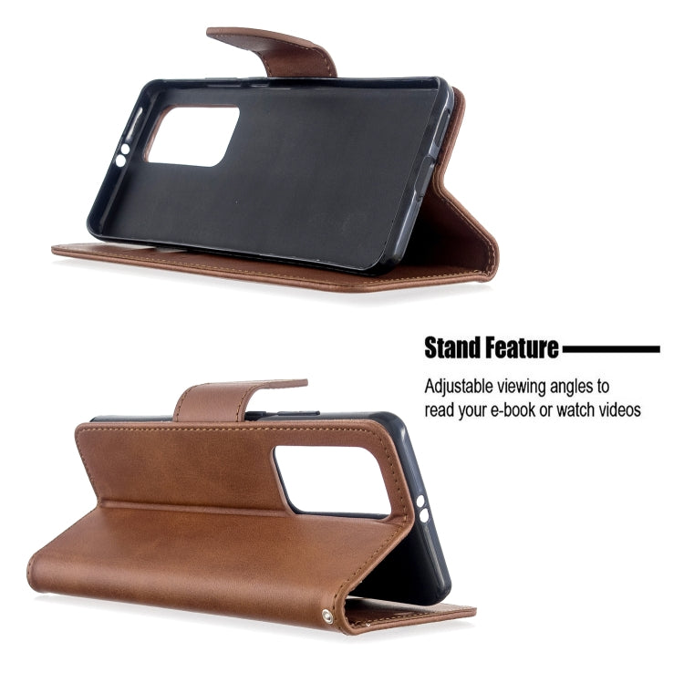 For Huawei P40 Pro Retro Lambskin Texture Pure Color Horizontal Flip PU Leather Case with Holder & Card Slots & Wallet & Lanyard
