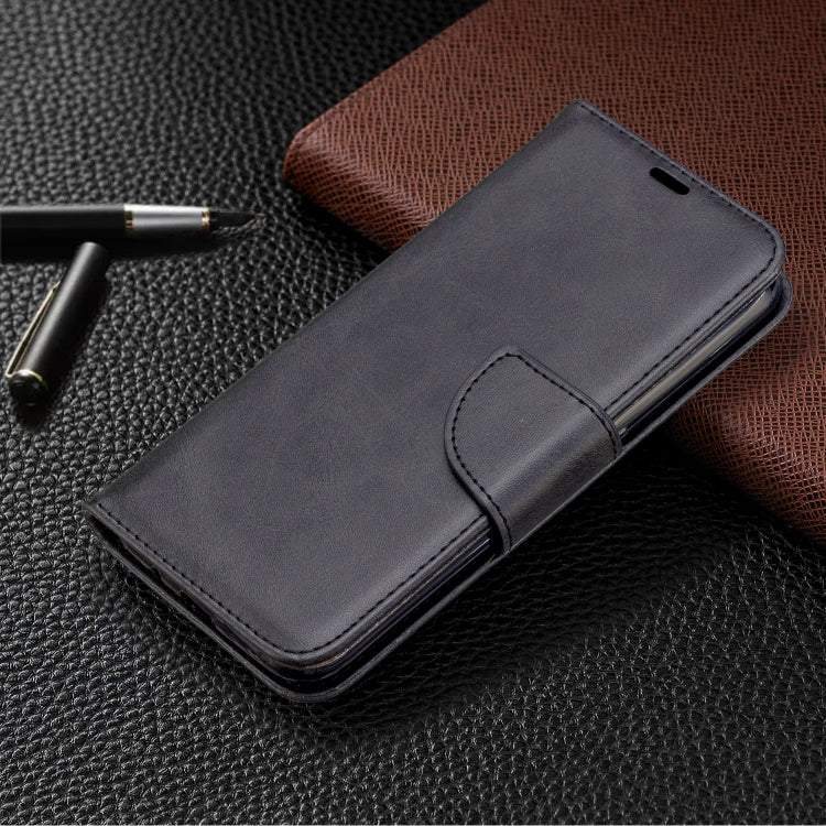 For Galaxy A01 Retro Lambskin Texture Pure Color Horizontal Flip PU Leather Case with Holder & Card Slots & Wallet & Lanyard