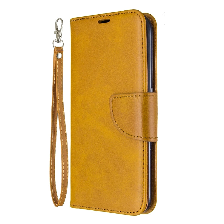 For Galaxy A01 Retro Lambskin Texture Pure Color Horizontal Flip PU Leather Case with Holder & Card Slots & Wallet & Lanyard