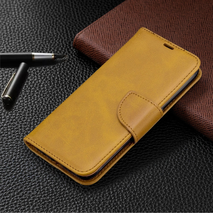 For Galaxy A01 Retro Lambskin Texture Pure Color Horizontal Flip PU Leather Case with Holder & Card Slots & Wallet & Lanyard