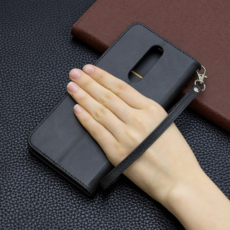 For Xiaomi Redmi K30 Retro Lambskin Texture Pure Color Horizontal Flip PU Leather Case with Holder & Card Slots & Wallet & Lanyard