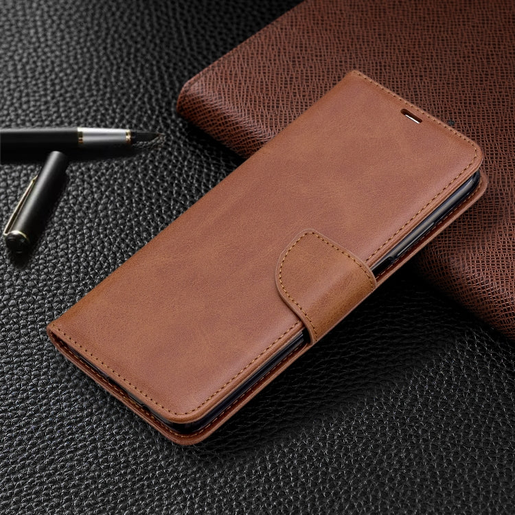 For Xiaomi Redmi K30 Retro Lambskin Texture Pure Color Horizontal Flip PU Leather Case with Holder & Card Slots & Wallet & Lanyard