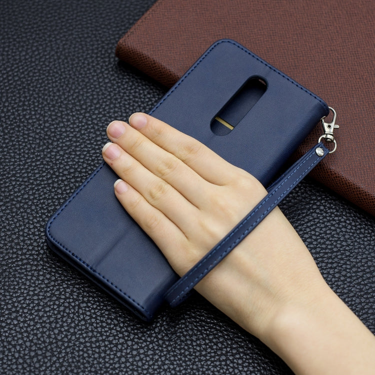 For Xiaomi Redmi K30 Retro Lambskin Texture Pure Color Horizontal Flip PU Leather Case with Holder & Card Slots & Wallet & Lanyard