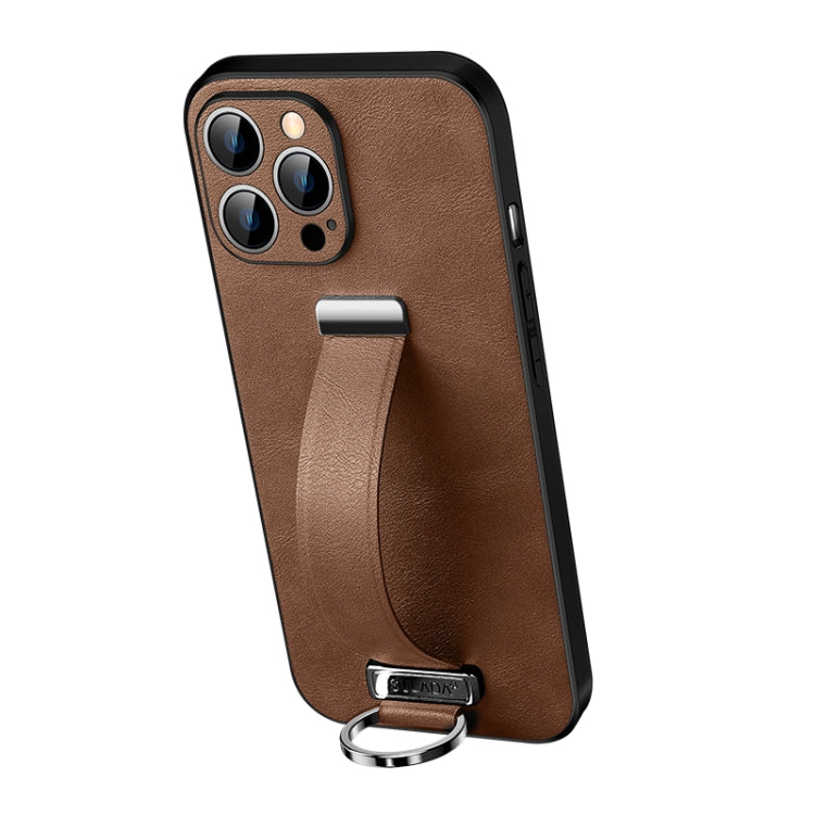 For iPhone 13 Pro SULADA Cool Series PC + Leather Texture Skin Feel Shockproof Phone Case