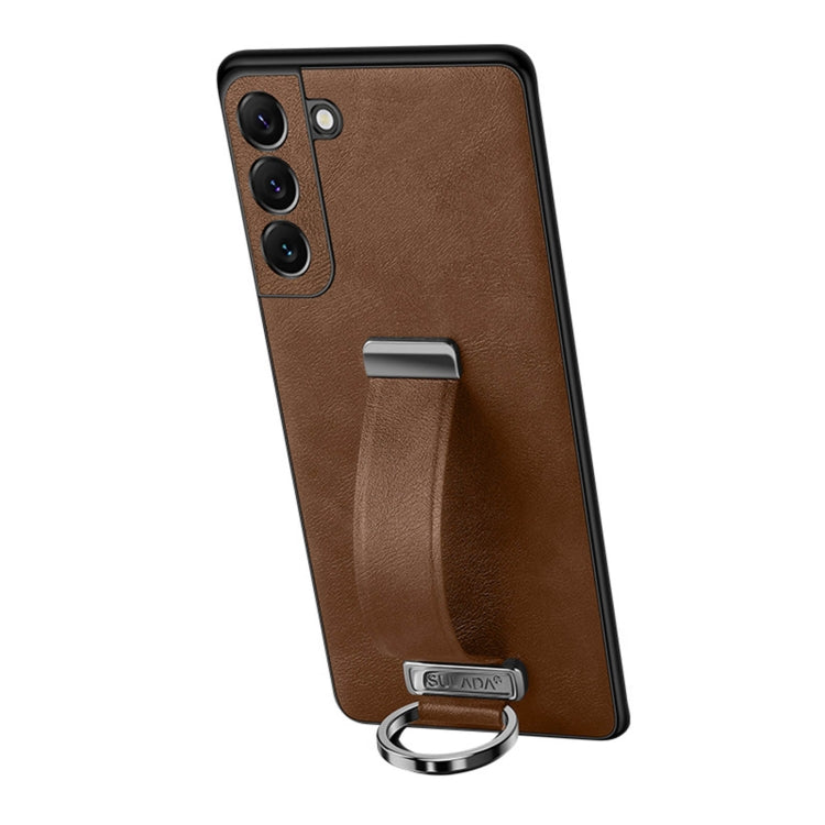 For Samsung Galaxy S22+ 5G SULADA Cool Series PC + Leather Texture Skin Feel Shockproof Phone Case